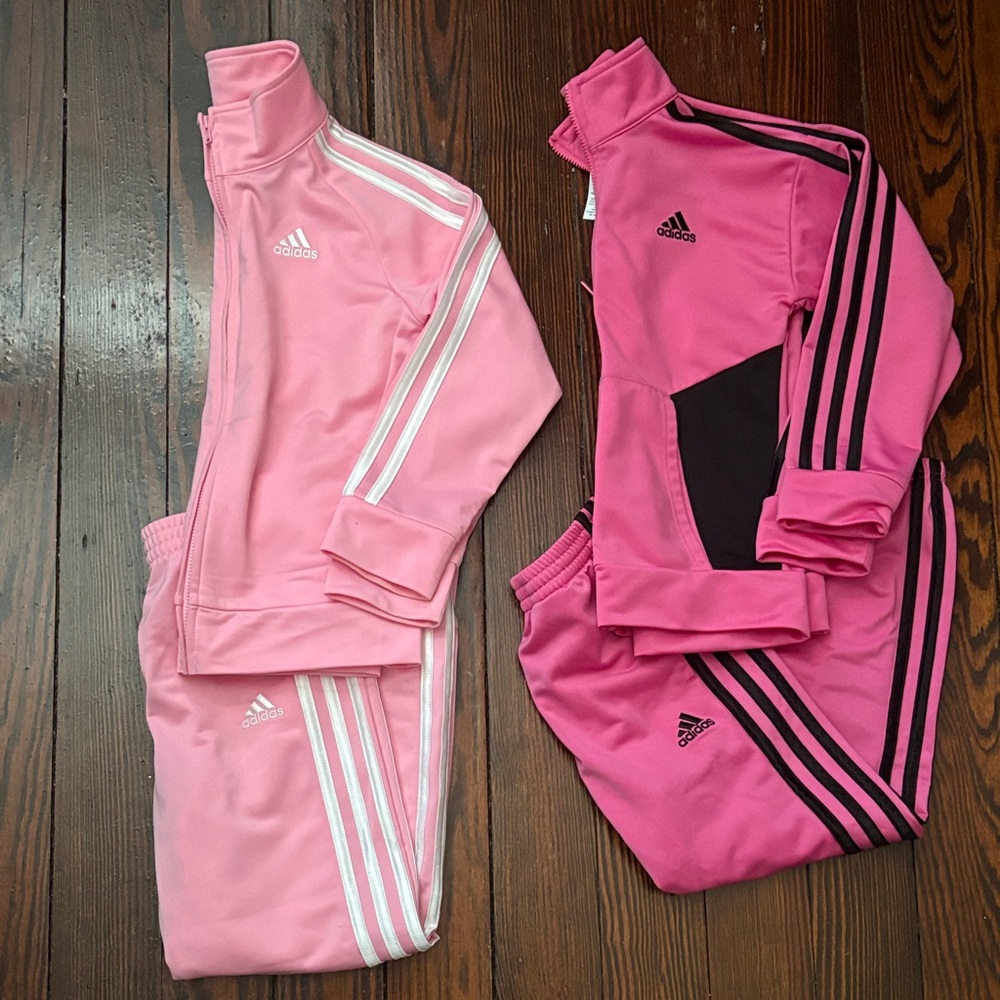 Adidas Pink Tracksuit (2)